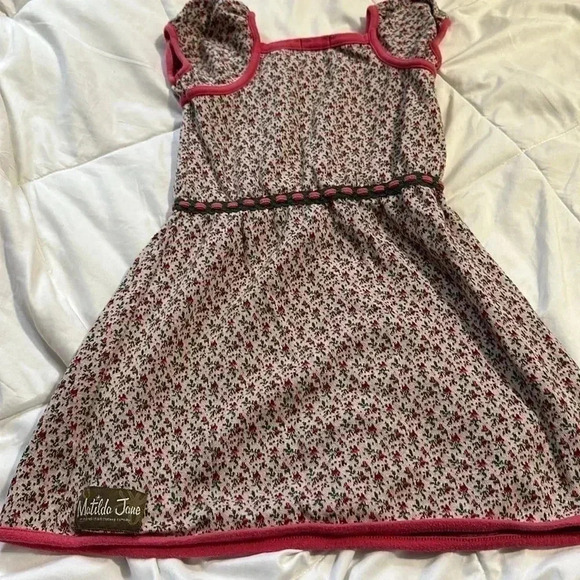 Matilda Jane Noelle Knit Dress EUC Girls 6 - Picture 6 of 7